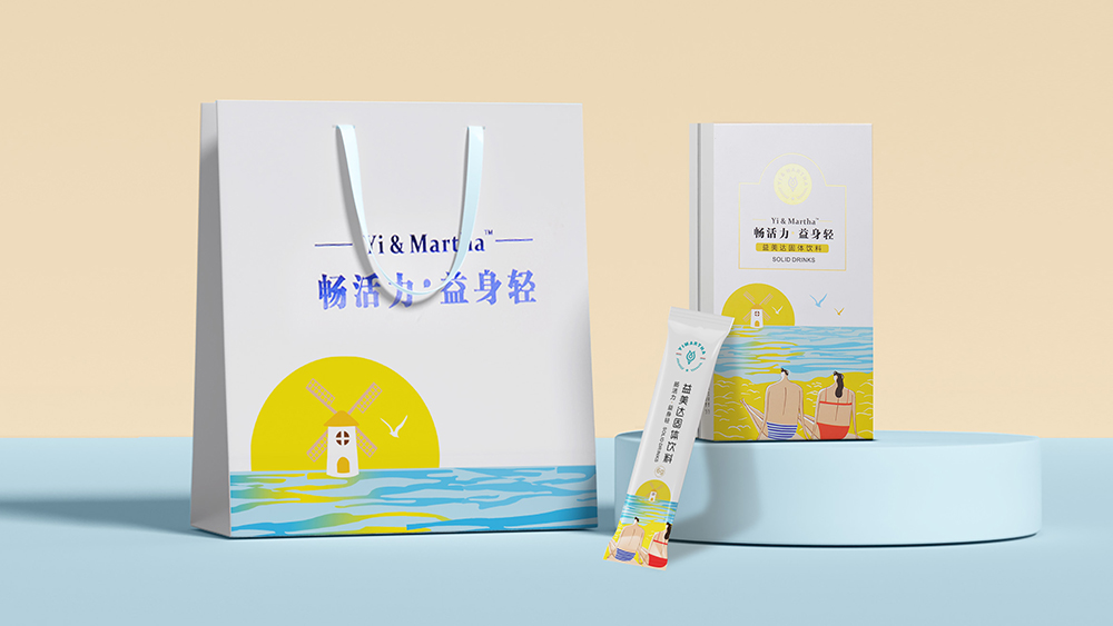 益美达代餐食品包装设计